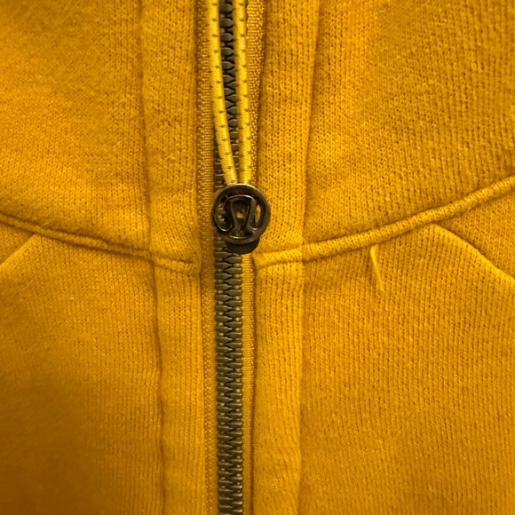 Lululemon Scuba Yellow Zip-Up Hoodie - Picture 2 of 11